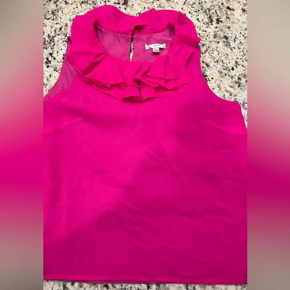 J. CREW Silk Bright Pink Gabby Top
Blouse Shirt - Picture 2 of 4